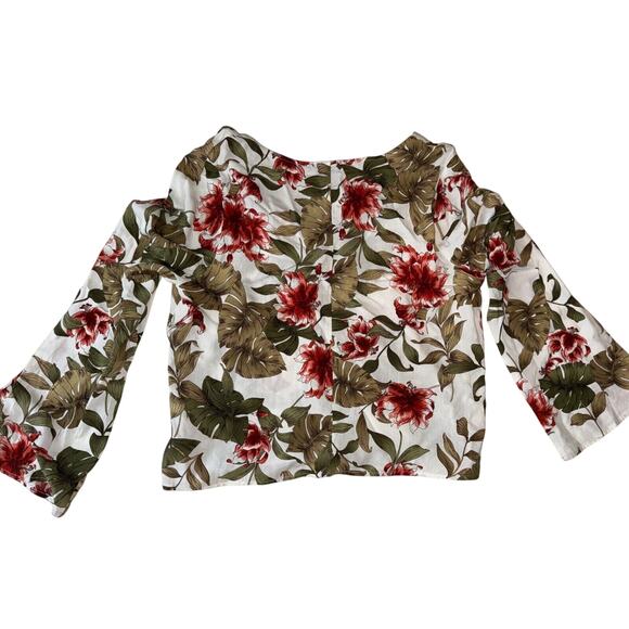 NWT Most Wanted Collection Floral Long Sleeve Top Size Medium - Picture 6 of 8